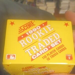 Score 1990 Baseball Card Rookie & Traded Factory Sealed Set Brand New Shirked Wr